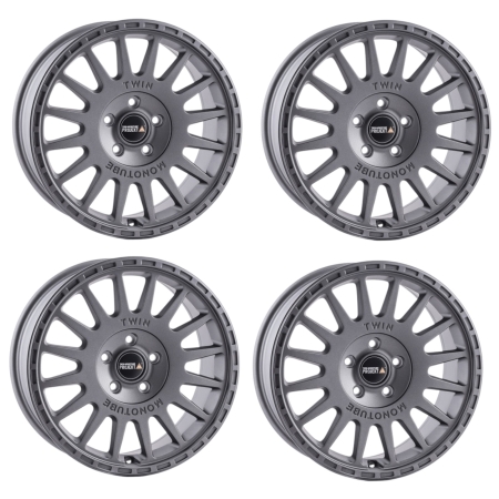 8x18 ET45 Twin-Monotube-Projekt-AT2 Alufelge granit für VW T5